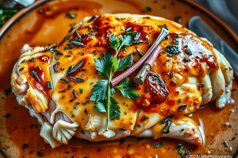 PECHUGA DE POLLO AL HORNO