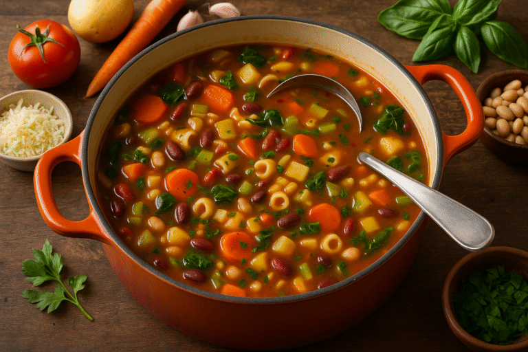Sopa minestrone: receta clásica y deliciosa para disfrutar en casa