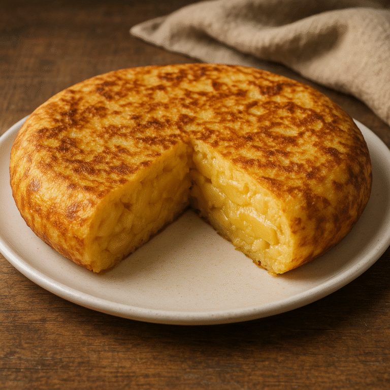 Receta fácil y deliciosa de tortilla española: ¡aprende a hacerla en casa!