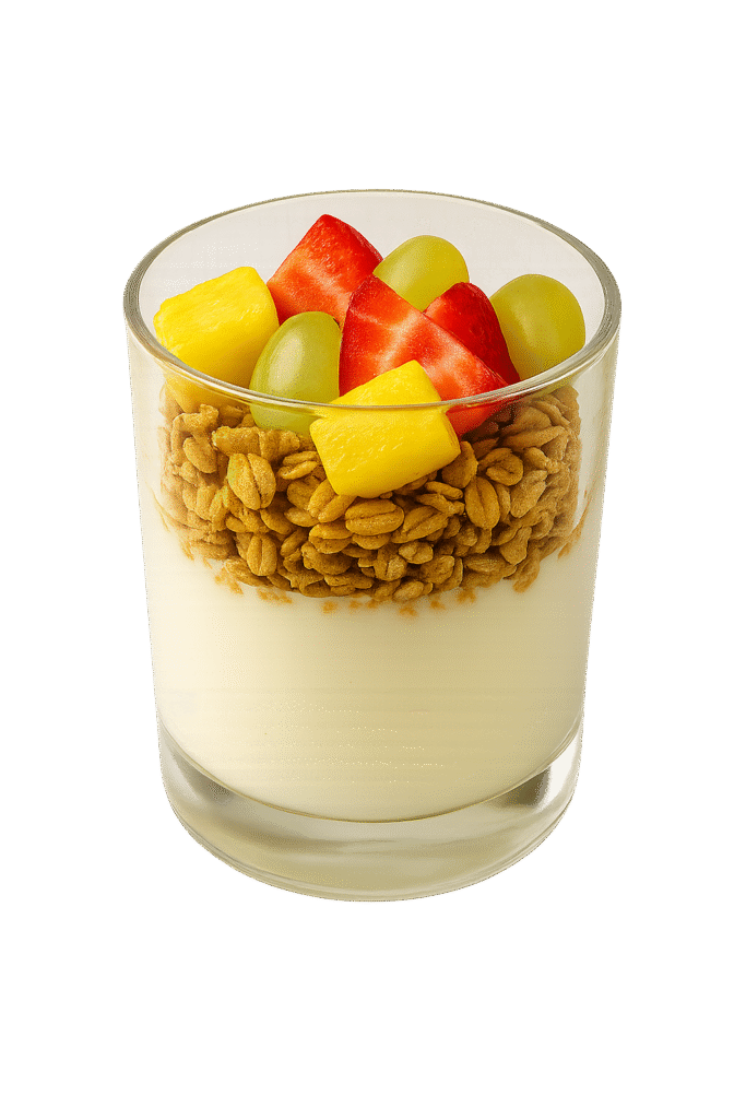 parfait yogur y frutas