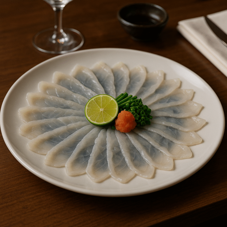 Platillo con Fugu