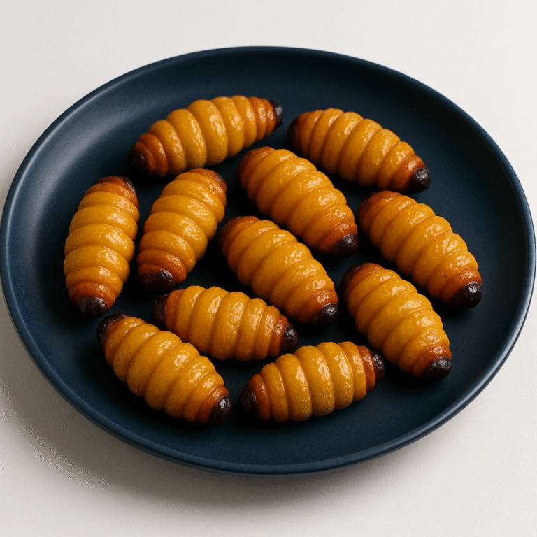 Platillo con witchetty grub