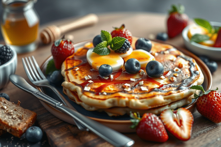 Receta saludable: Cómo hacer deliciosos pancakes de avena en casa