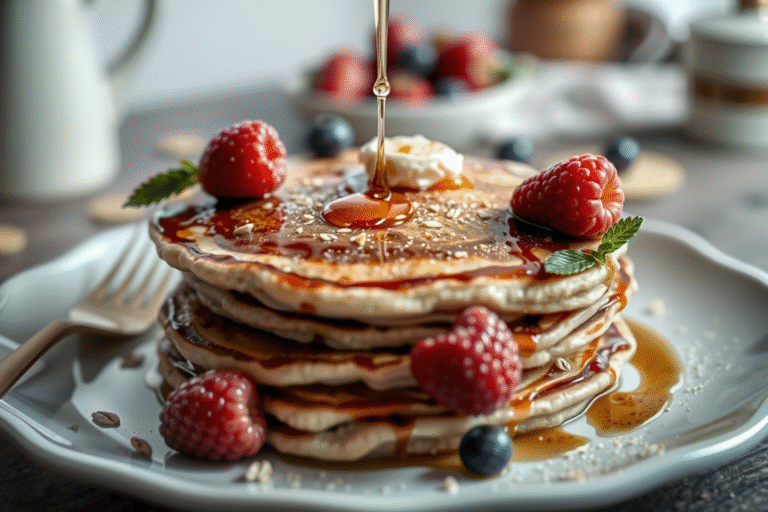 Receta fácil de tortitas de avena: ¡deliciosas y saludables para tu desayuno!