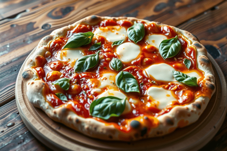 Receta fácil de pizza margarita: ¡disfruta de la auténtica pizza italiana en casa!