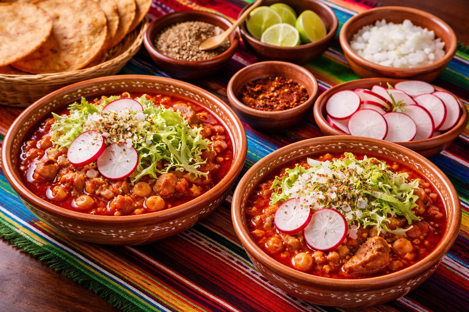 IMAGEN CON DOS PLATOS DE POZOLE
